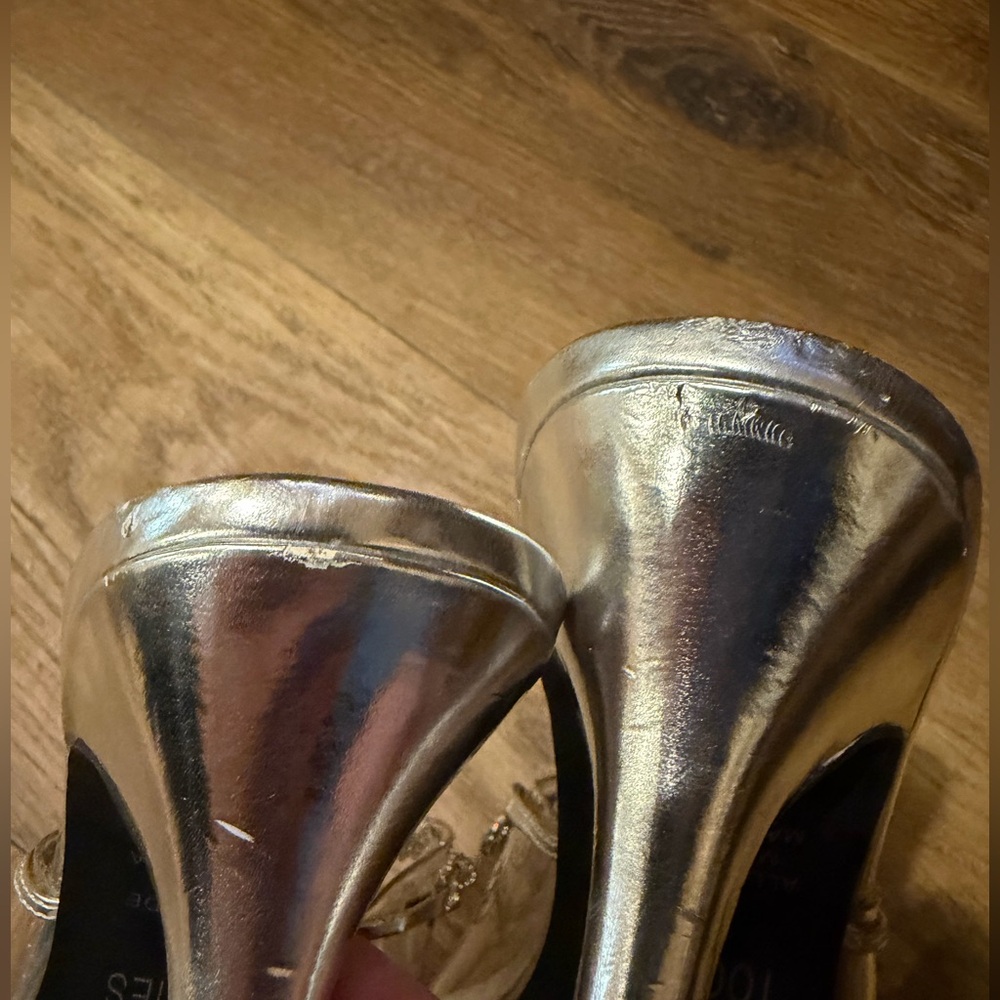 Vintage Y2K Cinderella Heels Clear Heeled Sandals Y2K High Heels Fairy Prom - Picture 5 of 14